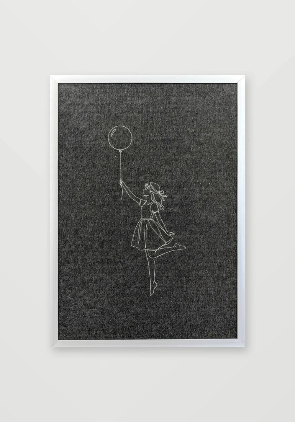 JeansArt No. 003 — Balloon, gerahmt