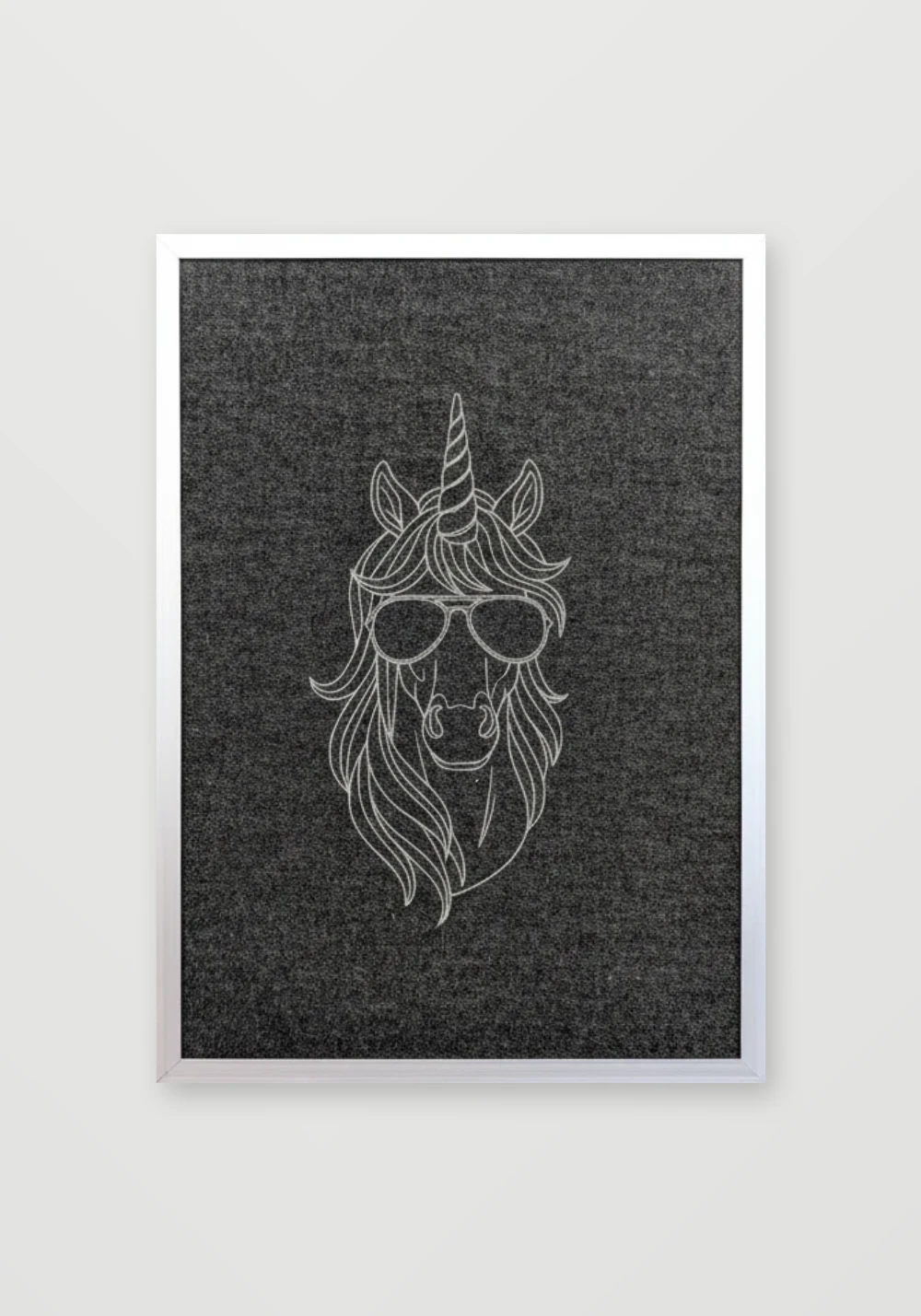 JeansArt No. 010 — Unicorn, gerahmt