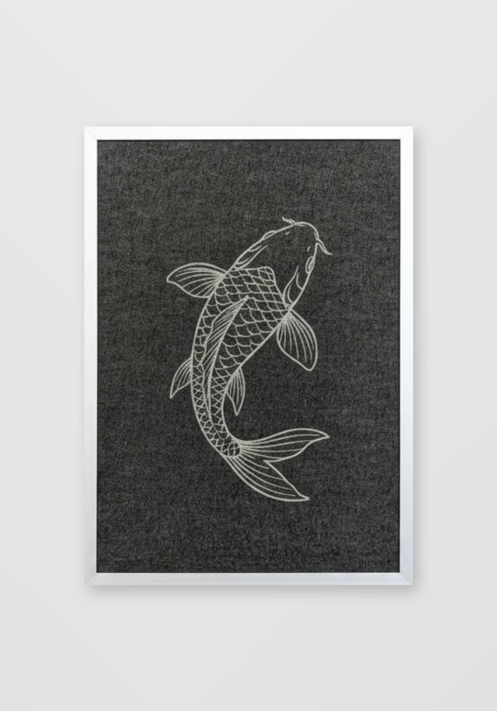 JeansArt No. 001 — Koi, gerahmt