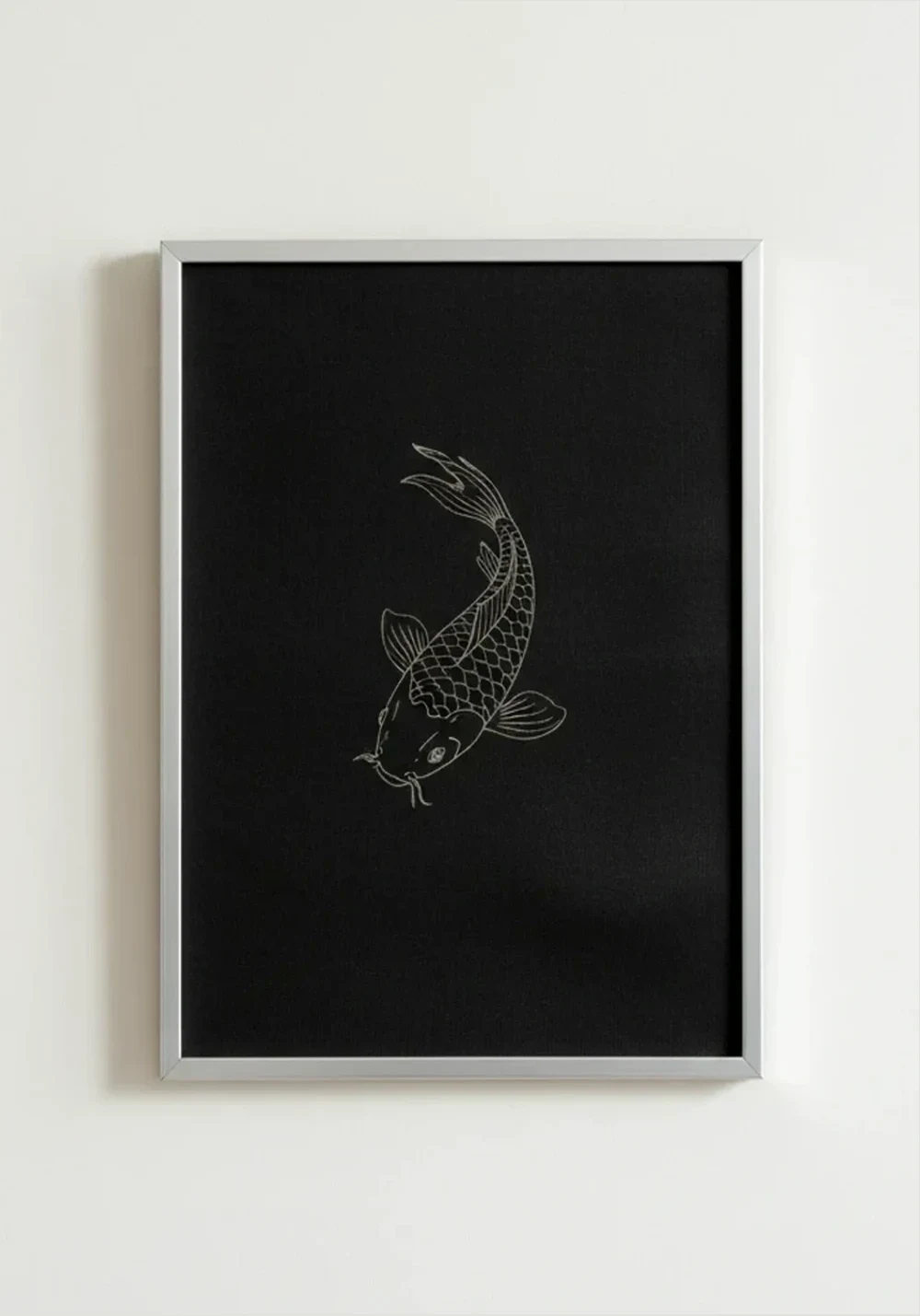 JeansArt No. 001 — Koi, gerahmt