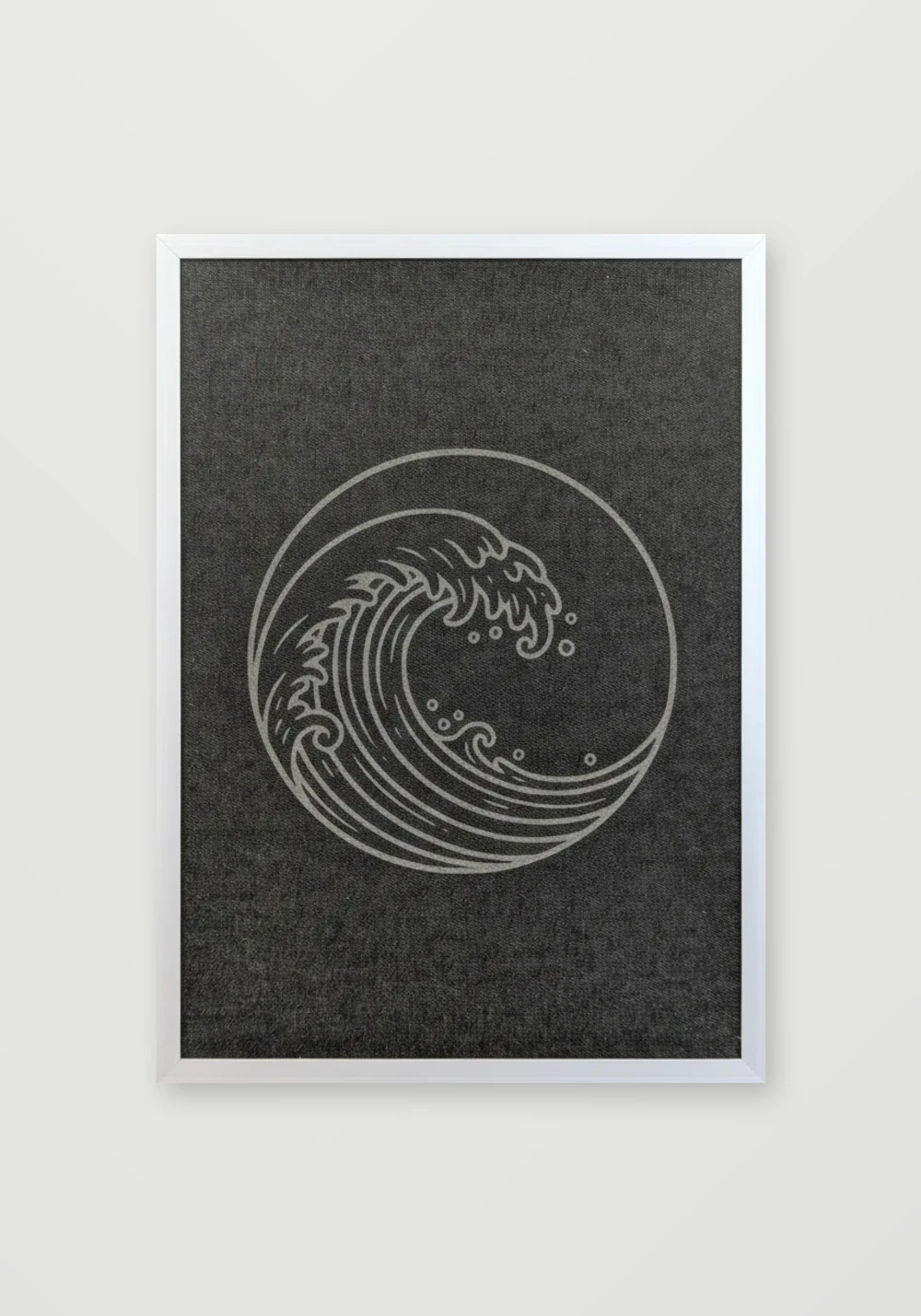 JeansArt No. 009 — Wave, gerahmt
